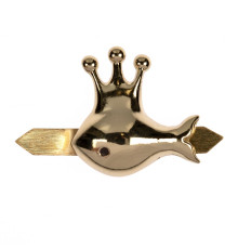 Шильдик «Золотая рыбка», золотистый