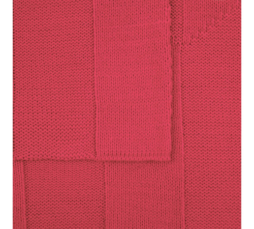 Плед Rombus, темно-розовый (коралл)