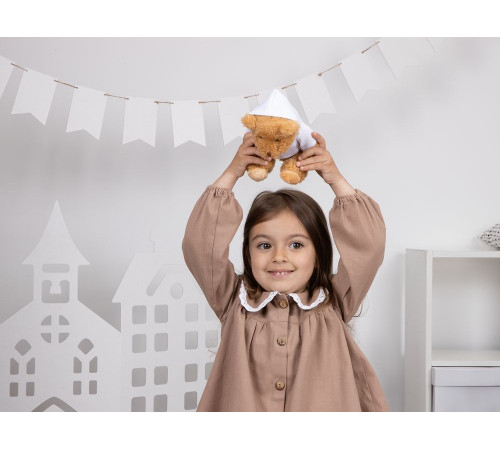 Мягкая игрушка «Мишка Cuddleton» в белом худи