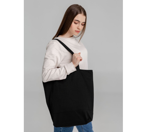 Сумка для покупок на молнии Shopaholic Zip, черная