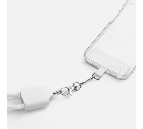 Кабель-ланьярд energyFlex Pro, белый