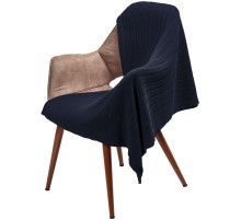 Плед Field, темно-синий