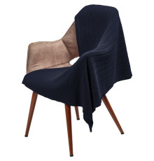 Плед Field, темно-синий