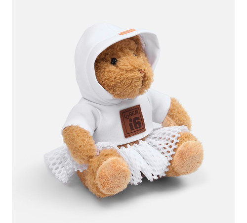 Мягкая игрушка «Мишка Cuddleton» в белом худи