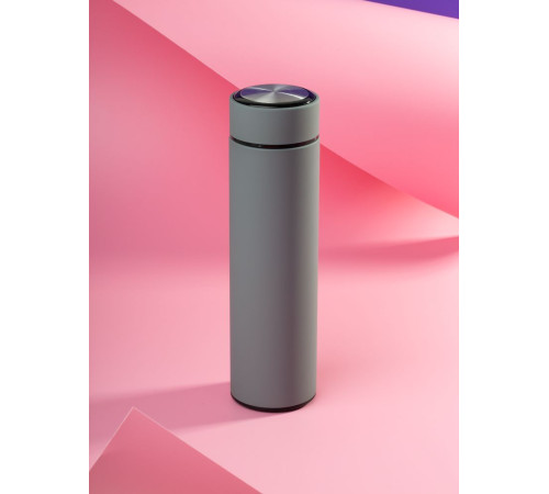 Термос с ситечком Percola, серый