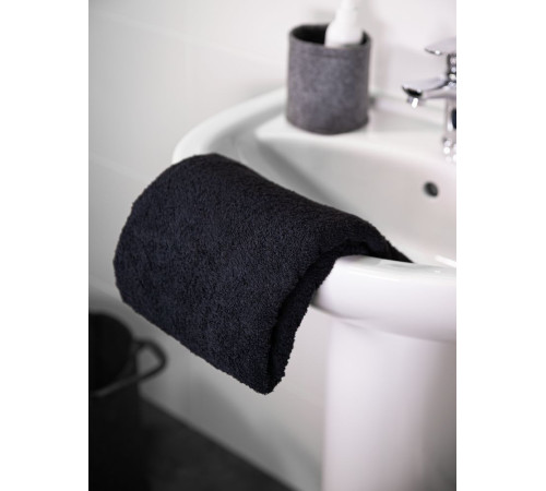 Полотенце Odelle, большое, черное