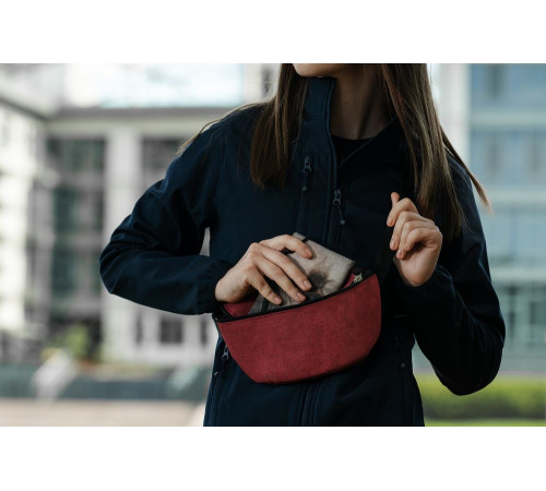 Поясная сумка Handy Dandy, бордовая