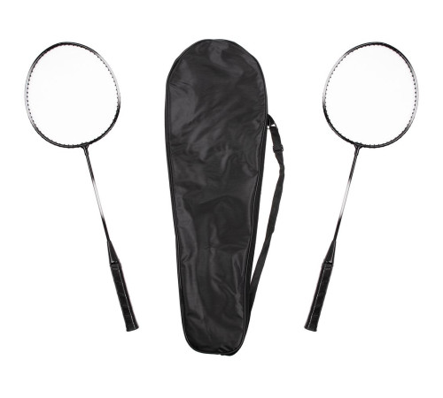 Набор для игры в бадминтон Gloucester, черно-серый