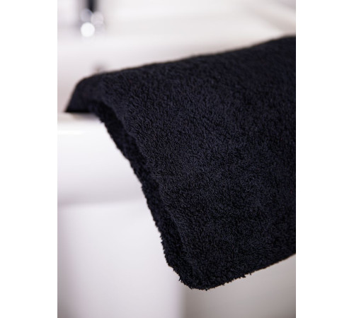 Полотенце Odelle, большое, черное