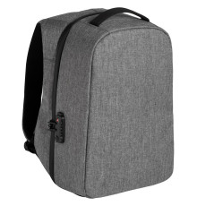 Рюкзак с потайным карманом inGreed, серый