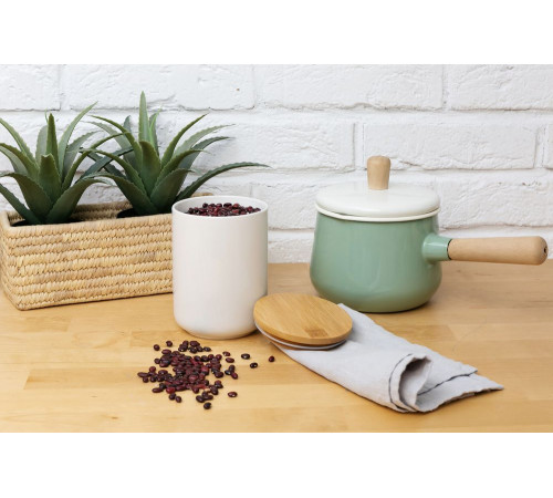 Банка для хранения Bambic с бамбуковой крышкой