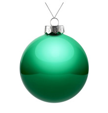 Оформительский шар Finery, 10 см, глянцевый зеленый