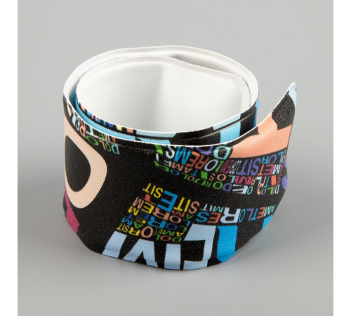 Браслет Slap с печатью на заказ