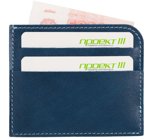 Чехол для карточек Apache, синий