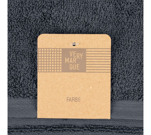 Полотенце Farbe, большое, темно-серое