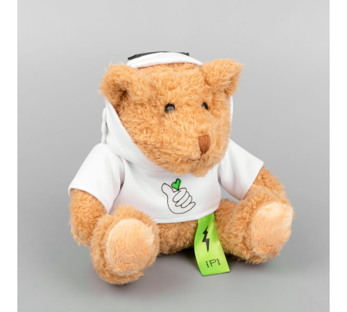 Мягкая игрушка «Мишка Cuddleton» в белом худи