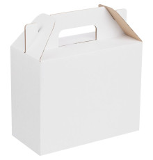Коробка In Case S, ver.2, белая с крафтовым оборотом