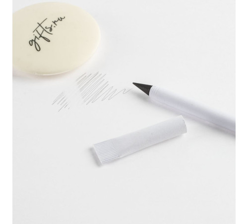 Вечный карандаш Carton Inkless, белый