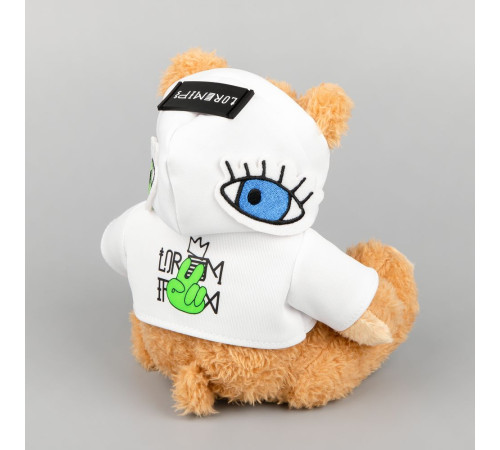 Мягкая игрушка «Мишка Cuddleton» в белом худи