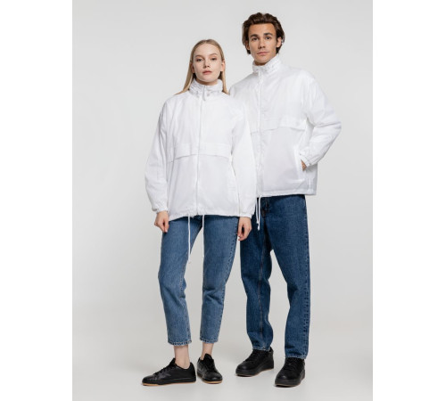 Ветровка из нейлона Surf 210, белая