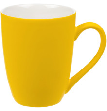 Кружка Good Morning с покрытием софт-тач, ver.2, желтая