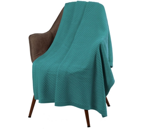 Плед Sheerness, бирюзовый (тиффани)