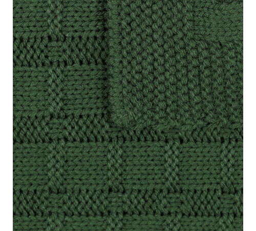 Плед Snippet, темно-зеленый