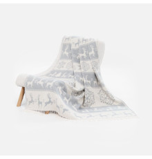 Плед «Скандинавия», серый