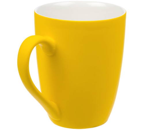 Кружка Good Morning с покрытием софт-тач, желтая