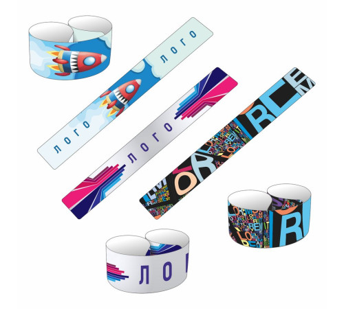 Браслет Slap с печатью на заказ