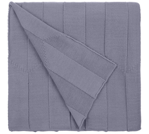 Плед Rombus, серый (стальной)