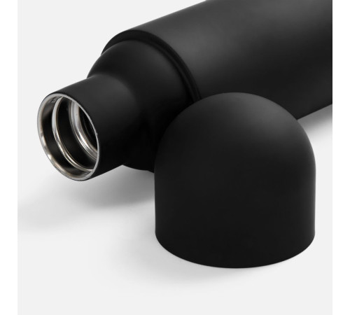 Термос Tubula Soft Touch, черный