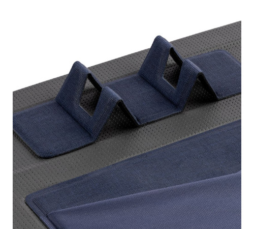 Органайзер с блокнотом и аккумулятором Oiro, синий