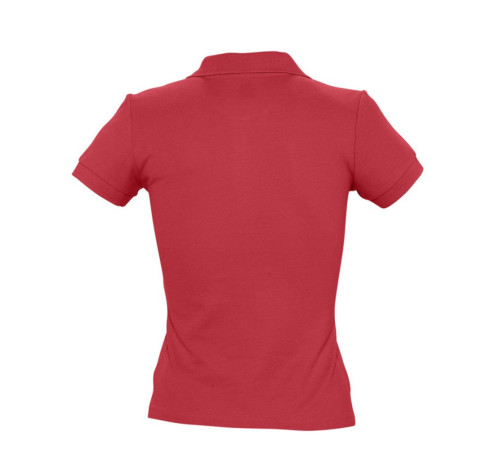 Рубашка поло женская People 210, красная