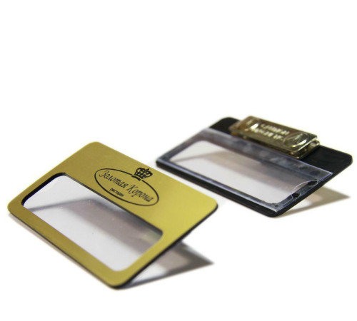 Бейджи из металла