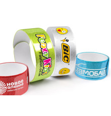 SLAP-браслеты светоотражающие с нанесением в 1 цвет