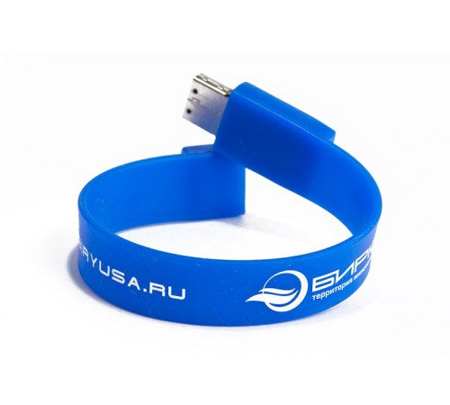 Браслеты-флешкиС нанесением логотипа