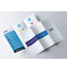 Буклет A5 (70*148 мм, в развороте 210х148мм)