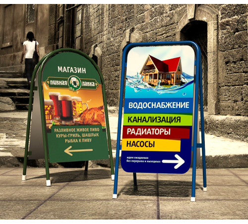 Изготовление рекламных конструкций в Нижнем Новгороде на заказ