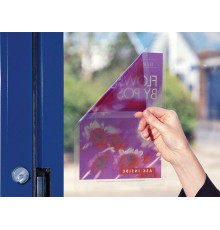 Наклейки на легкосъемной пленке