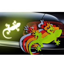 Наклейки на светоотражающей пленке