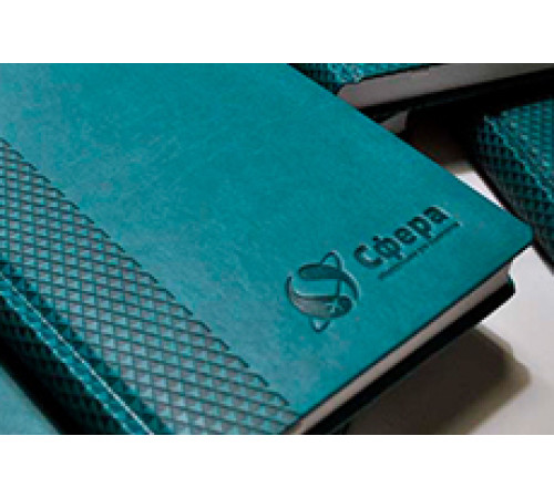 Ежедневник с тиснением блинт