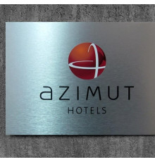 Табличка на металле